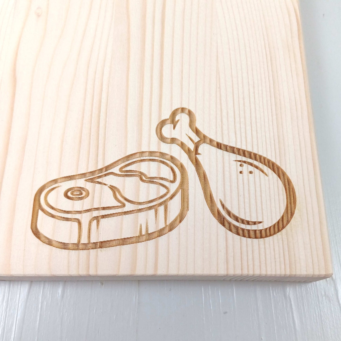Tagliere in Abete - 31x20cm - Bistecca