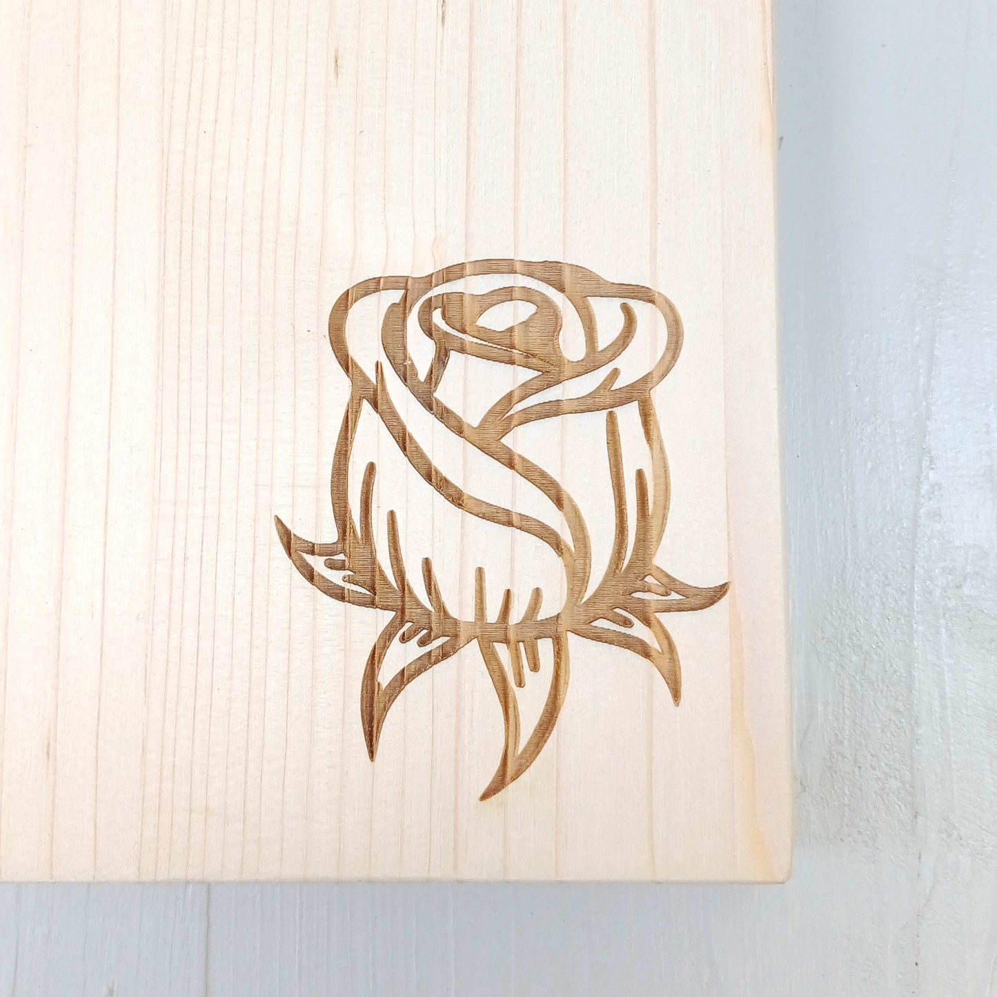 Tagliere in Abete - 25x16cm - Rosa