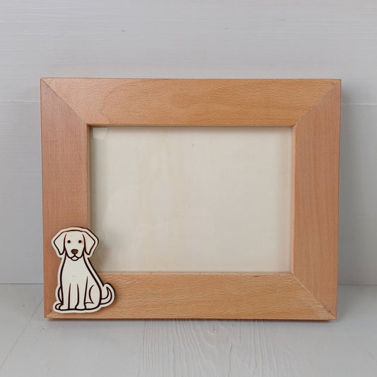Cornice in Faggio (Foto 20x15cm) - Cane - Orizzontale