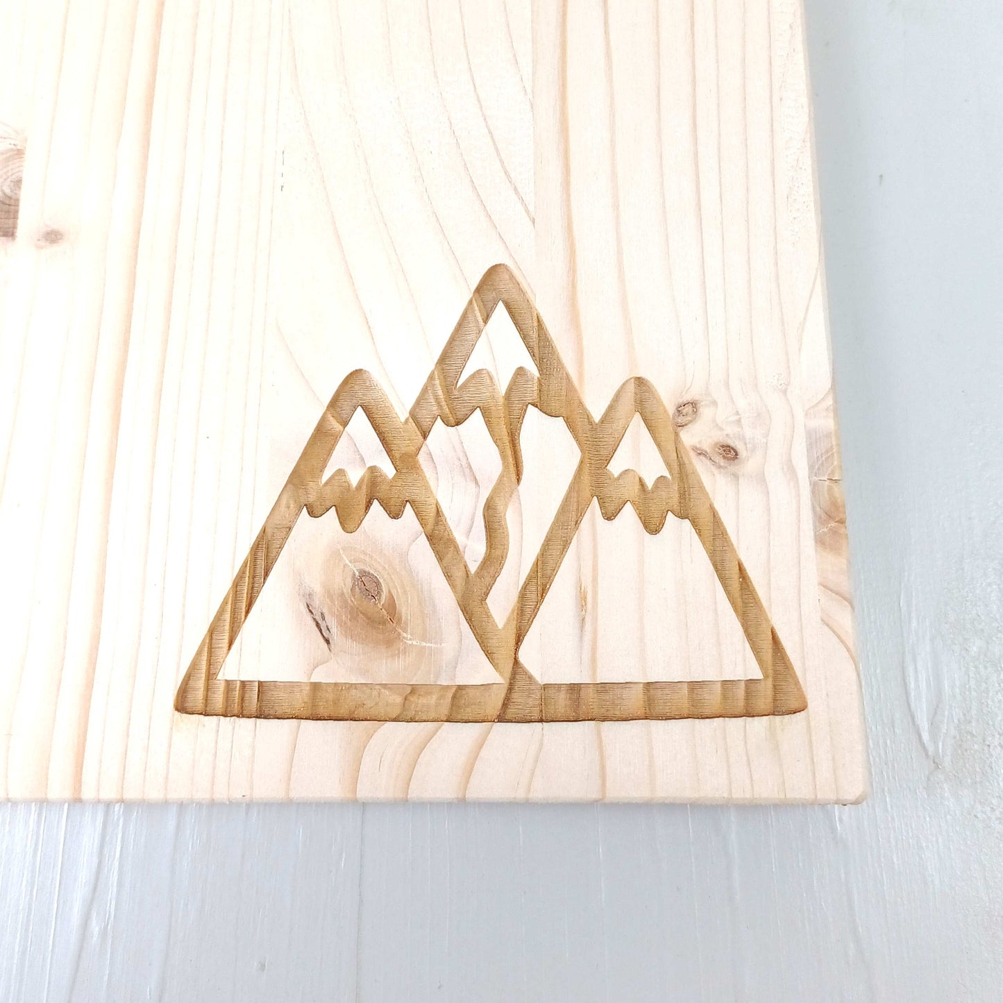 Tagliere in Abete - 25x16cm - Montagne