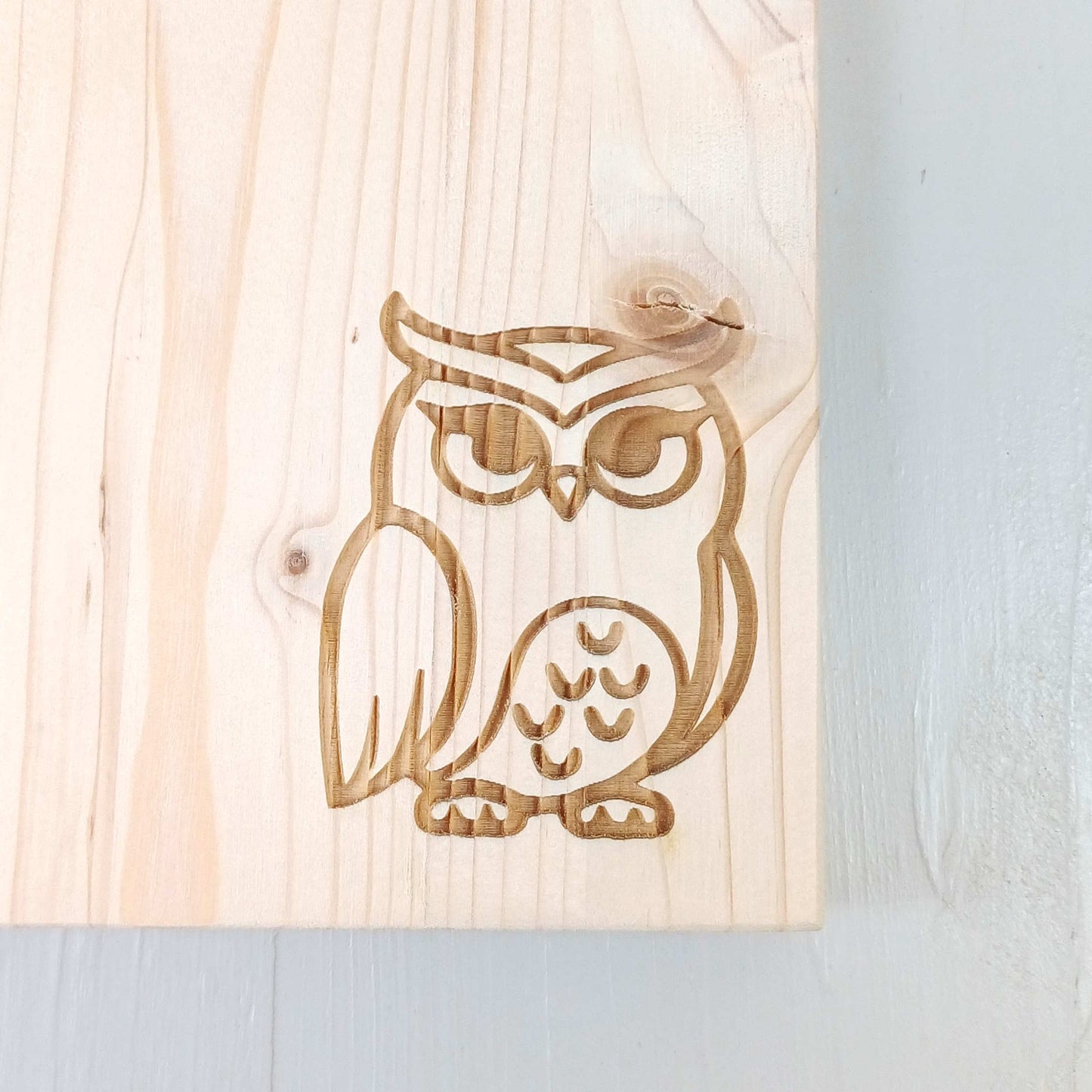 Tagliere in Abete - 31x20cm - Gufo
