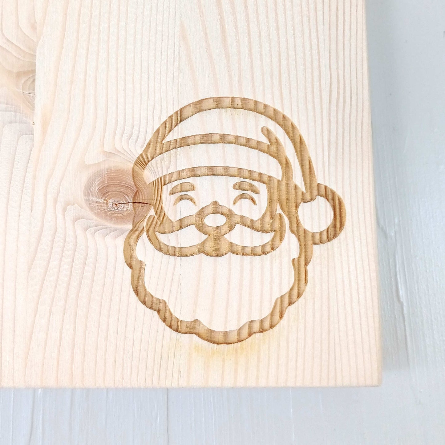 Tagliere in Abete - 25x16cm - Babbo Natale