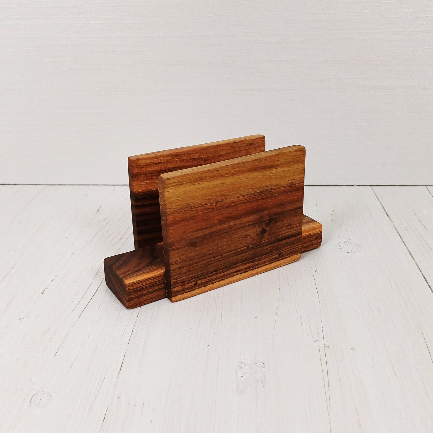 Portatovaglioli da Tavola Squadrato 15x8x6cm in Noce