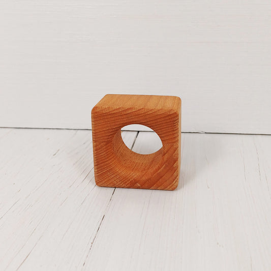 Portatovaglioli Cubetto Arrotondato in Faggio - Set 6 pezzi