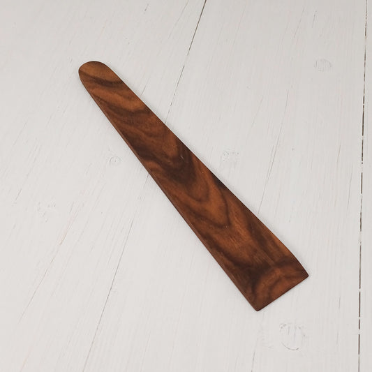 Spatola/Paletta Piatta+Tonda 30cm in Noce