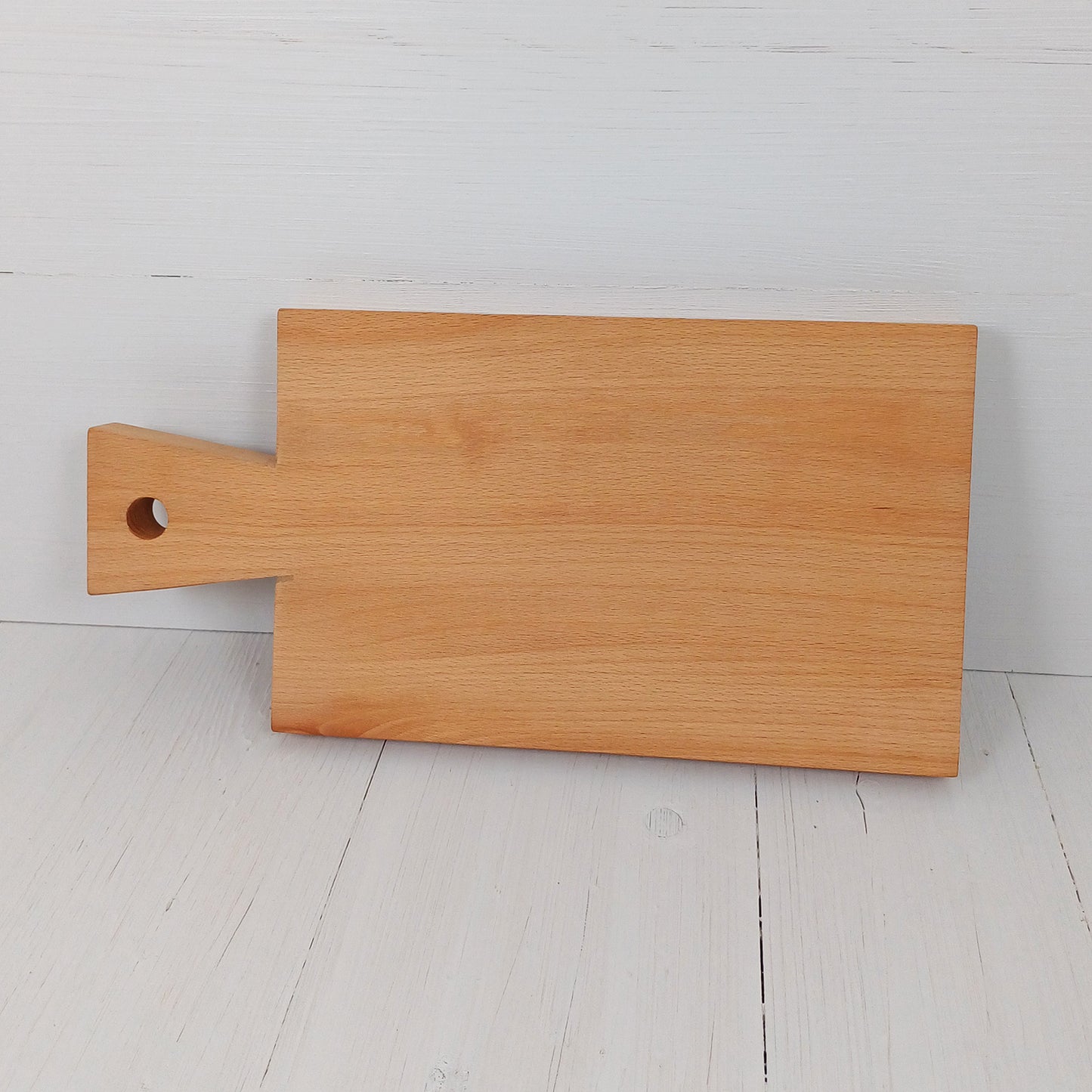 Tagliere Rettangolare con Manico a coda di Rondine 40x20cm in Faggio