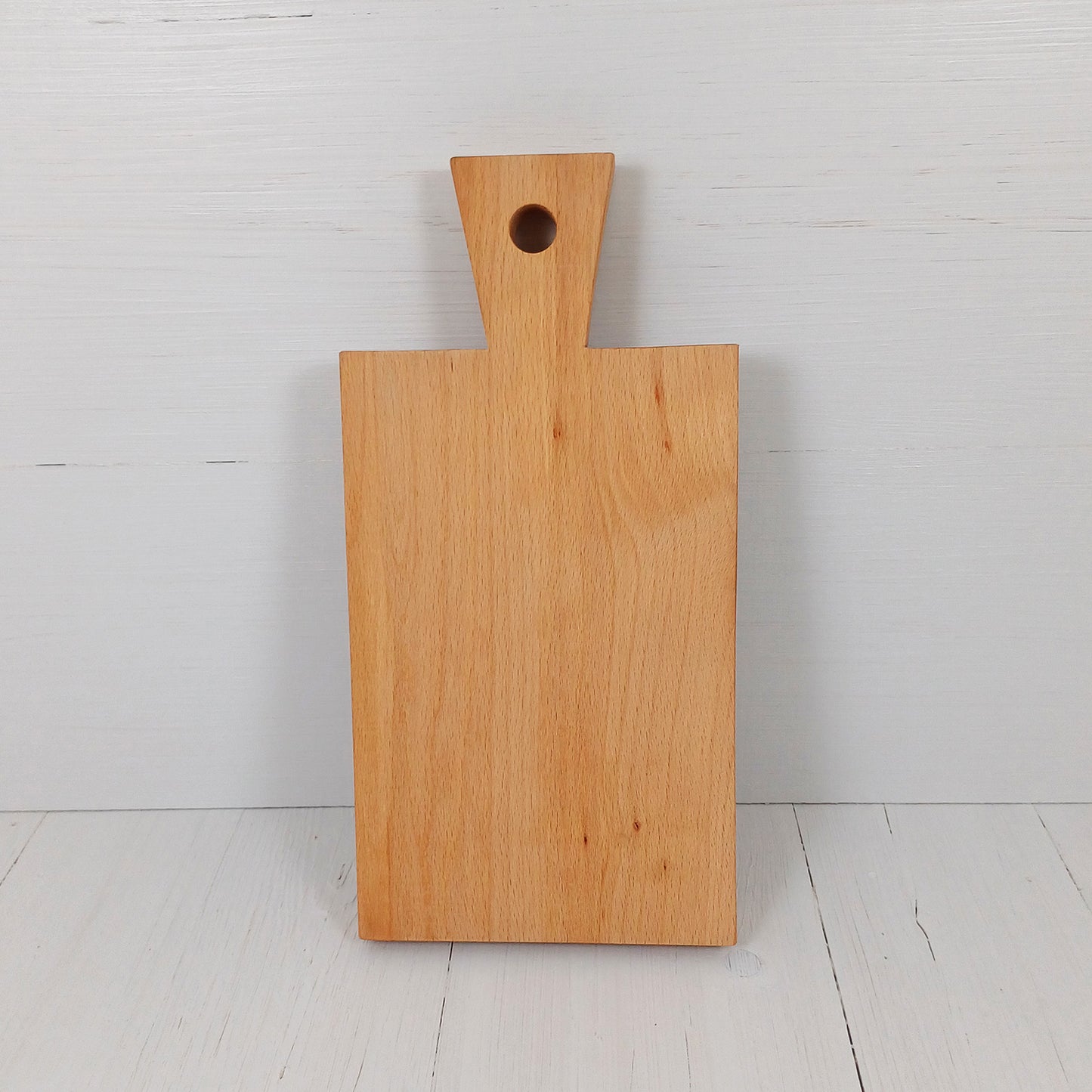 Tagliere Rettangolare con Manico a coda di Rondine 35x17,5cm in Faggio