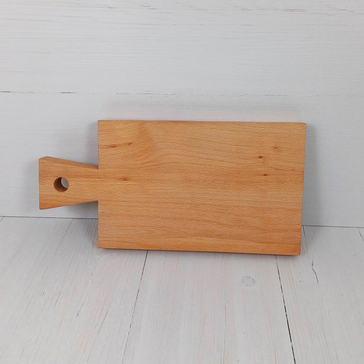 Tagliere Rettangolare con Manico a coda di Rondine 35x17,5cm in Faggio