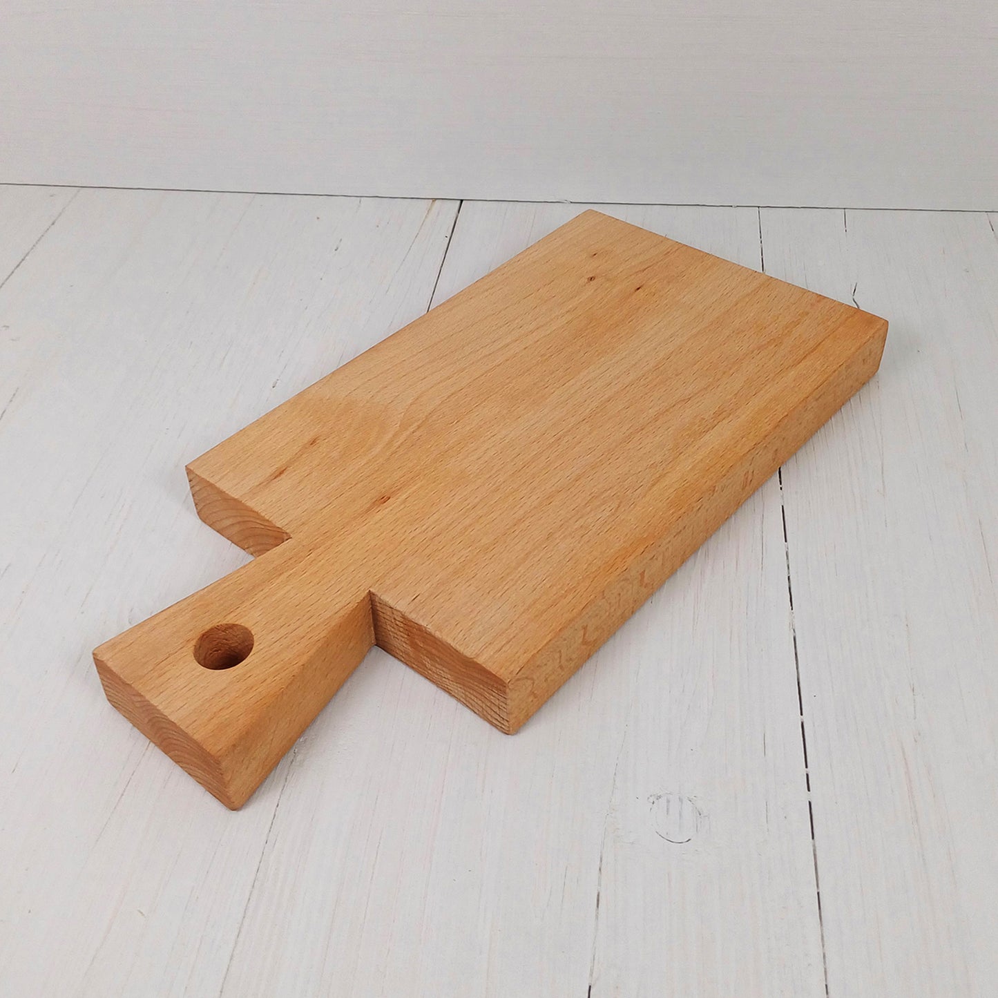 Tagliere Rettangolare con Manico a coda di Rondine 35x17,5cm in Faggio