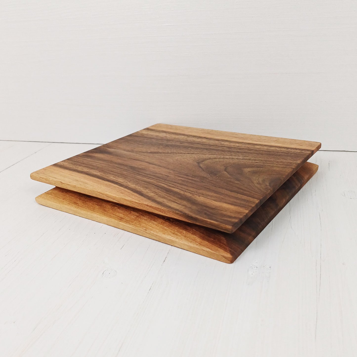 Sottopentola Quadrato Moderno 20x20cm in Noce