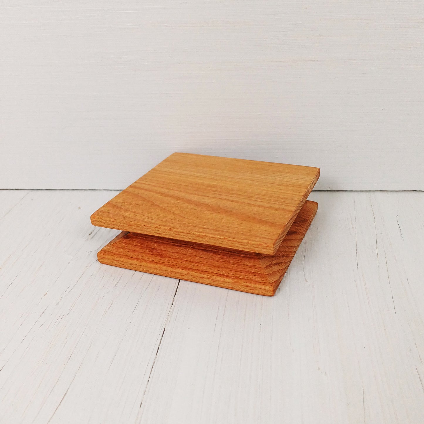 Sottopentola Quadrato Moderno 10x10cm in Faggio