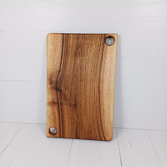 Tagliere Rettangolare Arrotondato 40x26cm in Noce