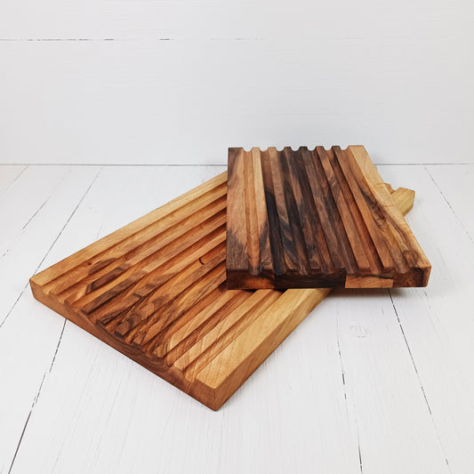 Tagliere per Pane Rettangolare 44x26cm in Noce