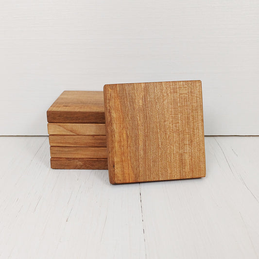 Sottobicchiere Quadrato 10x10cm in Noce - 1 pezzo