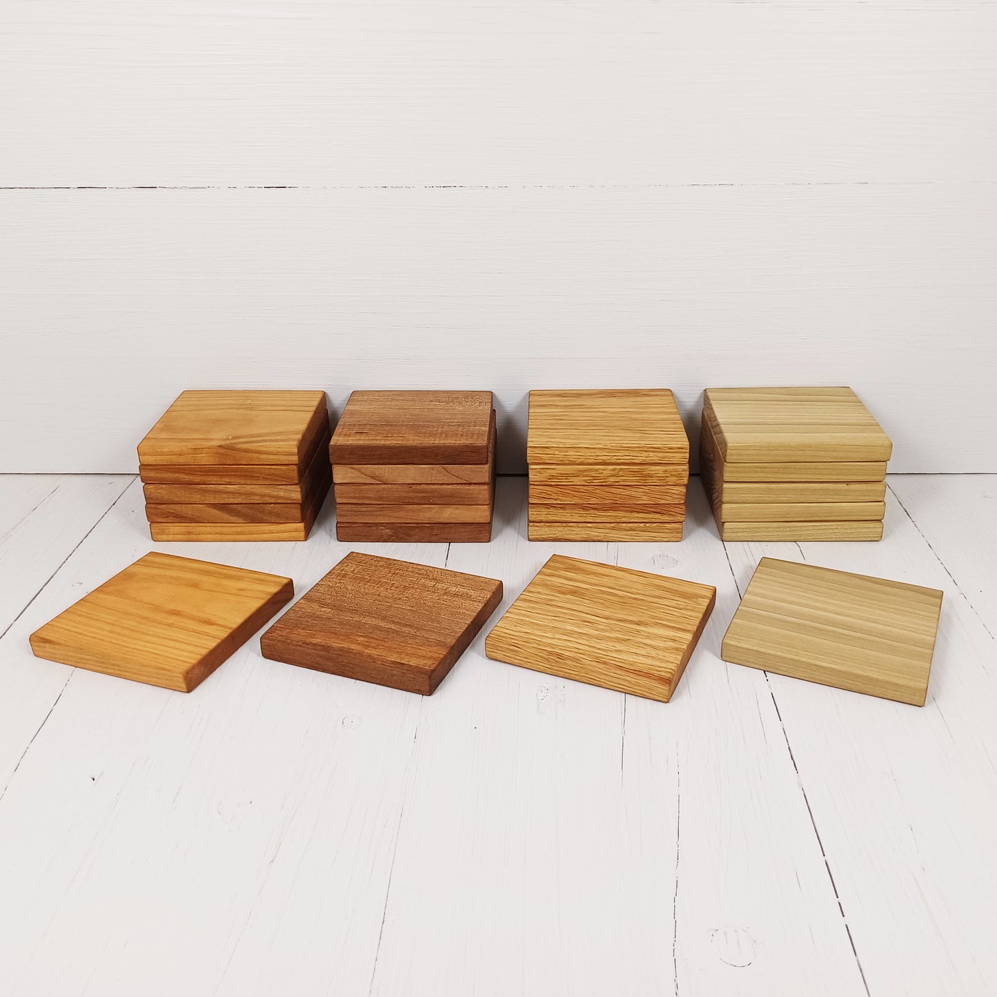 Sottobicchiere Quadrato 10x10cm in Ciliegio - 1 pezzo