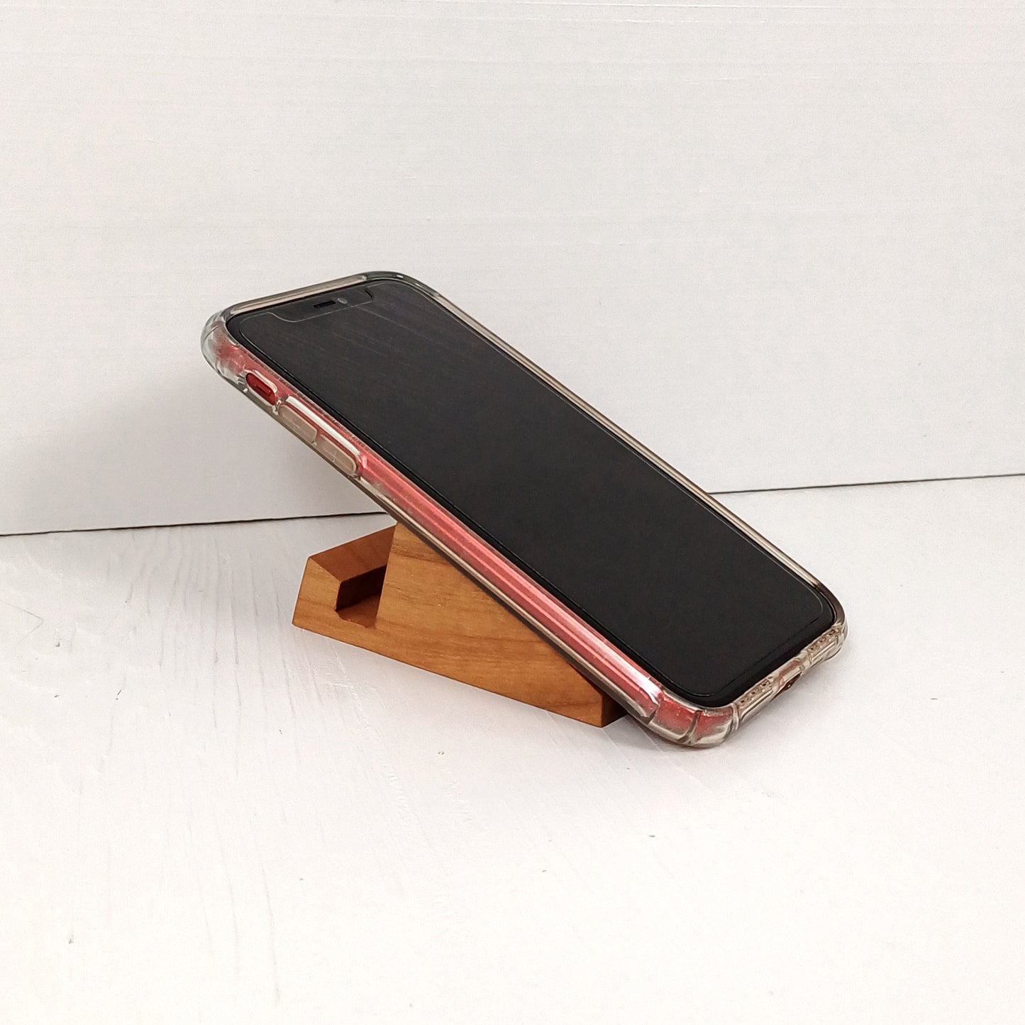 Supporto squadrato per Telefono e Tablet in Rovere