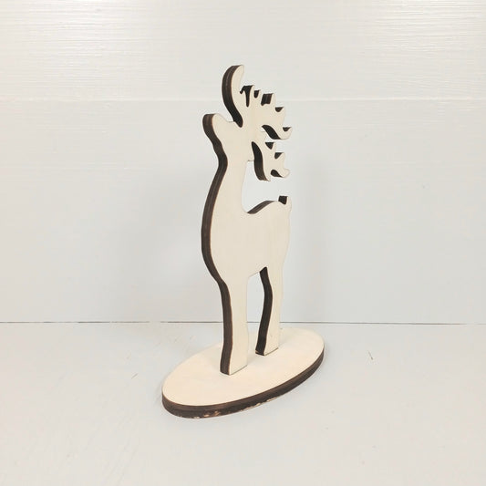 Decorazione Renna in Pioppo - 20cm