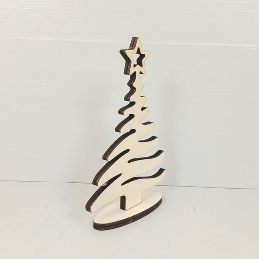 Decorazione Albero di Natale in Pioppo 20cm