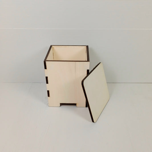 Contenitore in Pioppo - 16cmx12cmx12cm