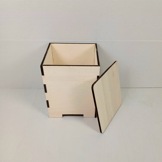 Contenitore in Pioppo - 20cmx16cmx16cm