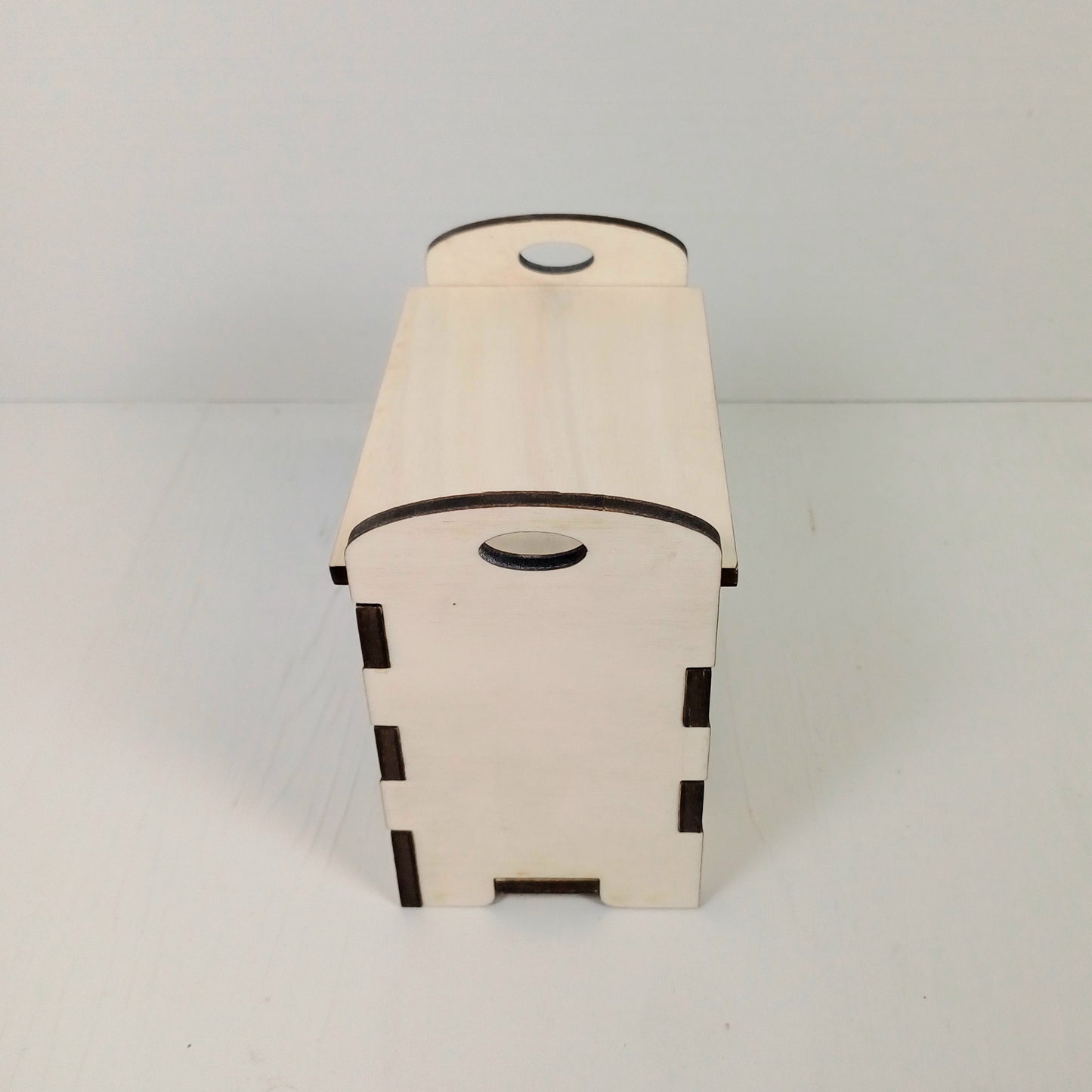 Contenitore in Pioppo Rettangolare - 15cmx9cm h13cm