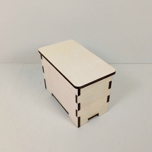 Contenitore in Pioppo Rettangolare - 16cmx9cm h11cm