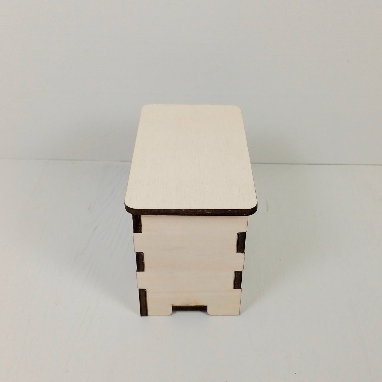 Contenitore in Pioppo Rettangolare - 16cmx9cm h11cm