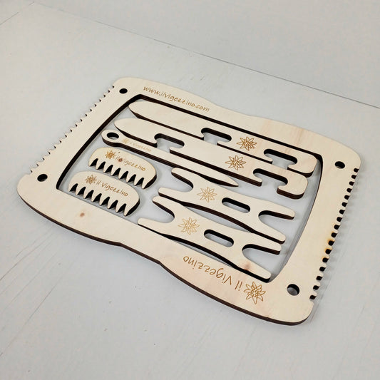 Telaio per Lana - 32cmx23,5cm - Trama di 10mm