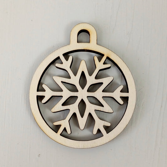 Palline per Albero di Natale - 6 PEZZI - Tonde Geometriche