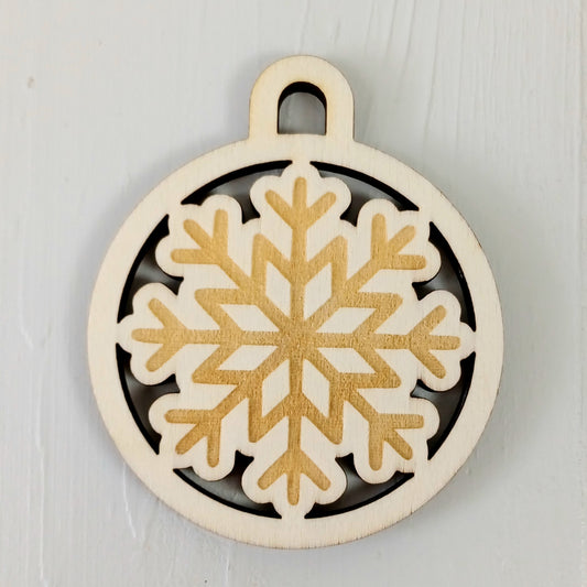 Palline per Albero di Natale - 6 PEZZI - Tonde Inverno