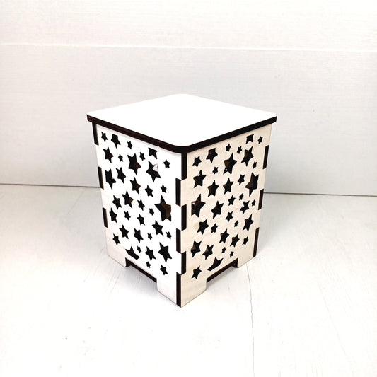 Lanterna in Pioppo - Stelle