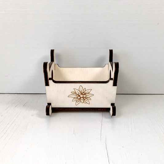 Culla Contenitore 10cm - Stella Alpina