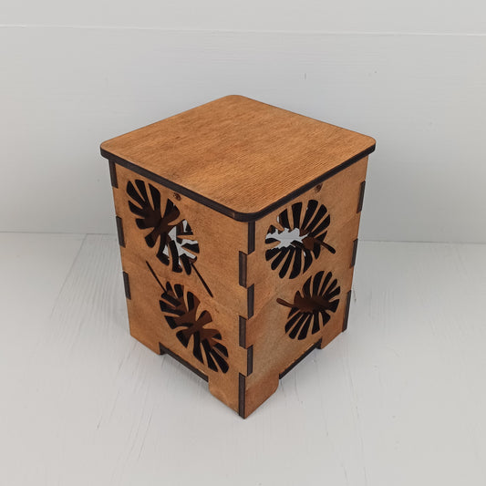 Lanterna in Pioppo - Foglie - Scuro