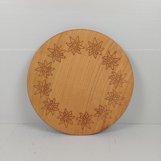 Piatto 24cm in Ciliegio - Doodle Stelle Alpine