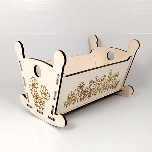 Culla Contenitore 30cm - Fiori