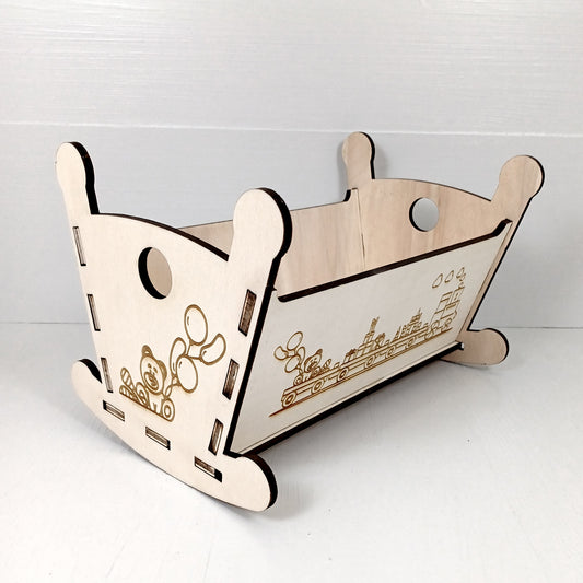 Culla Contenitore 40cm - Treno Giochi