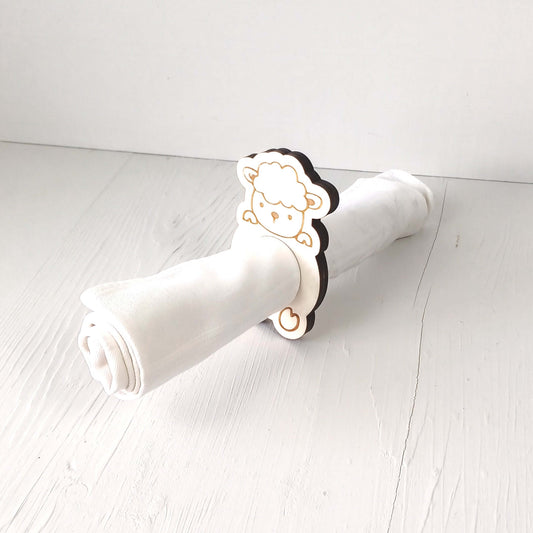 Portatovaglioli in Pioppo - Animali - 1 Pezzo - Pecora