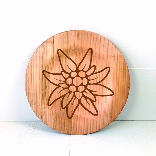 Piatto 32cm in Ciliegio - Stella Alpina