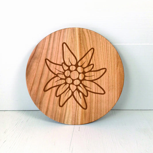 Piatto 24cm in Ciliegio - Stella Alpina