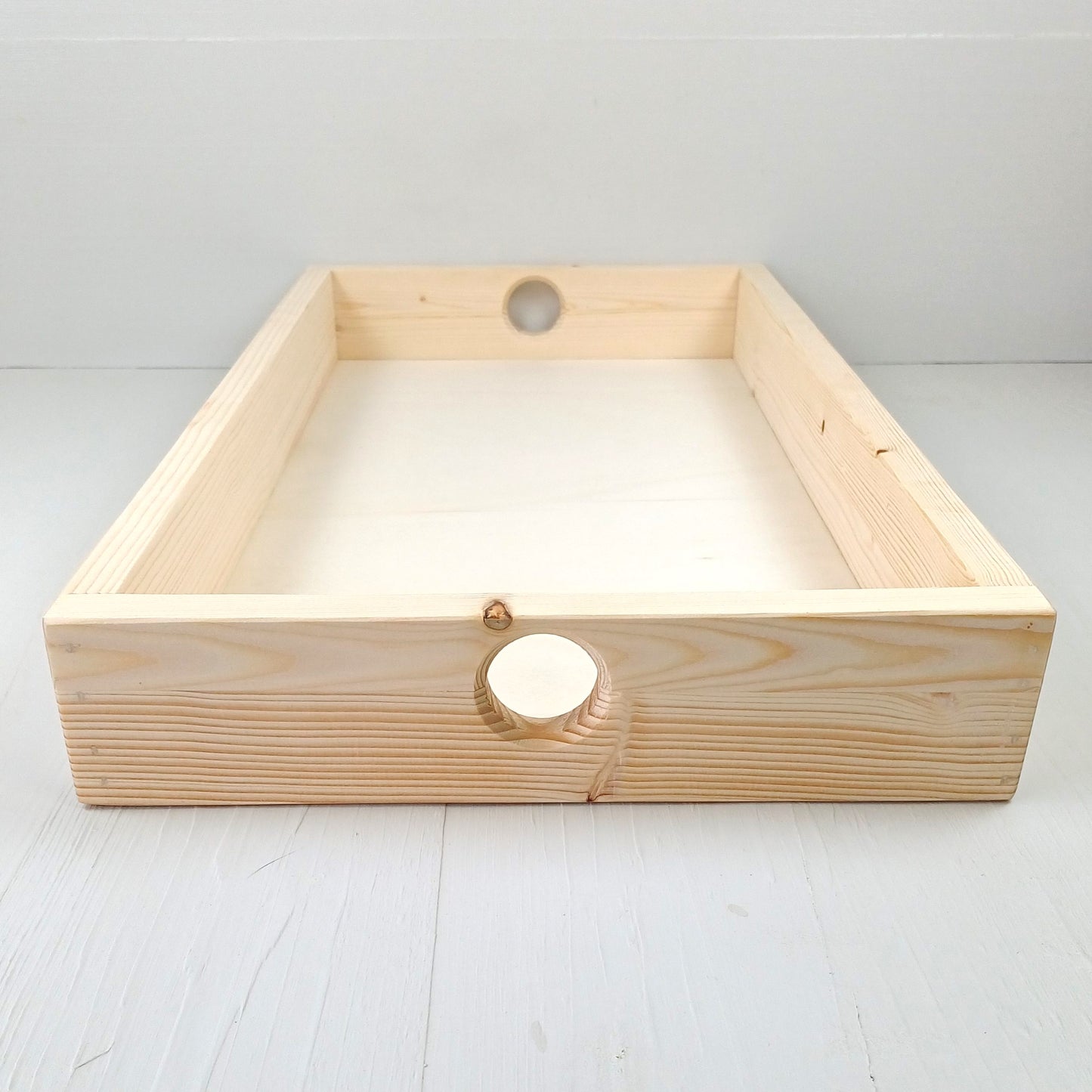 Vassoio in Abete 50x30cm - Doodle Natalizio