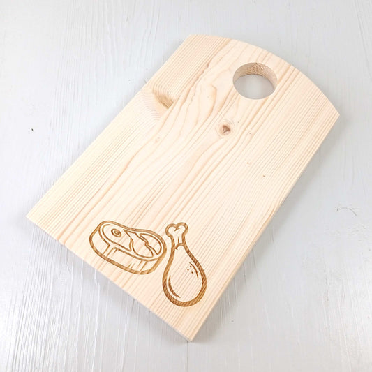 Tagliere in Abete - 25x16cm - Bistecca