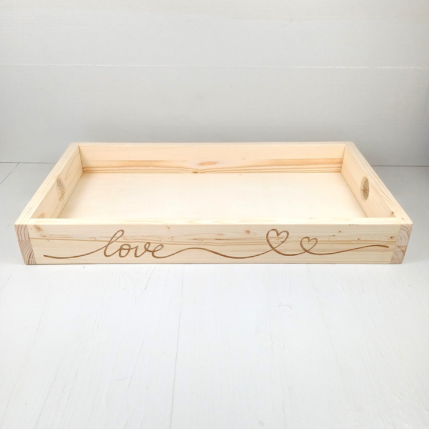 Vassoio in Abete 50x30cm - Love
