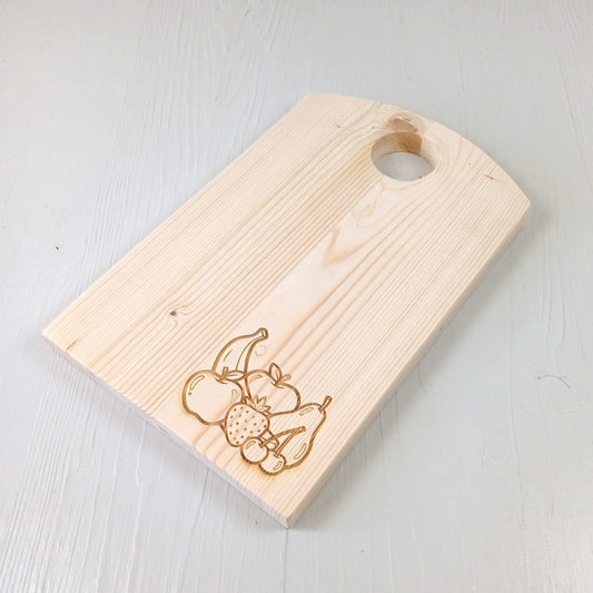 Tagliere in Abete - 25x16cm - Frutta