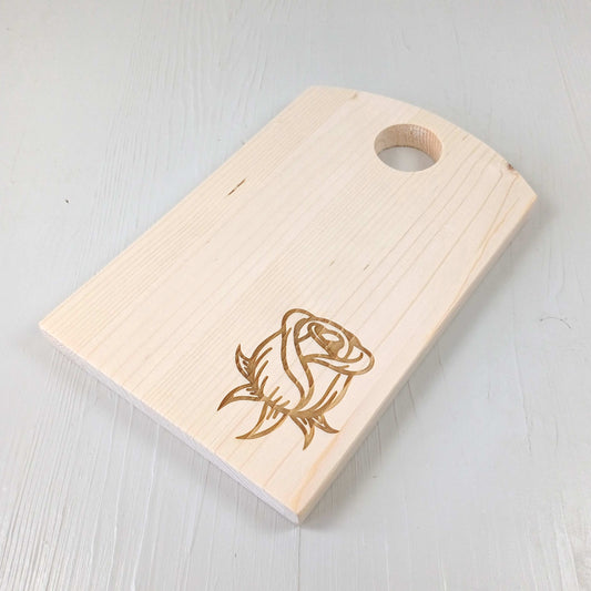 Tagliere in Abete - 25x16cm - Rosa