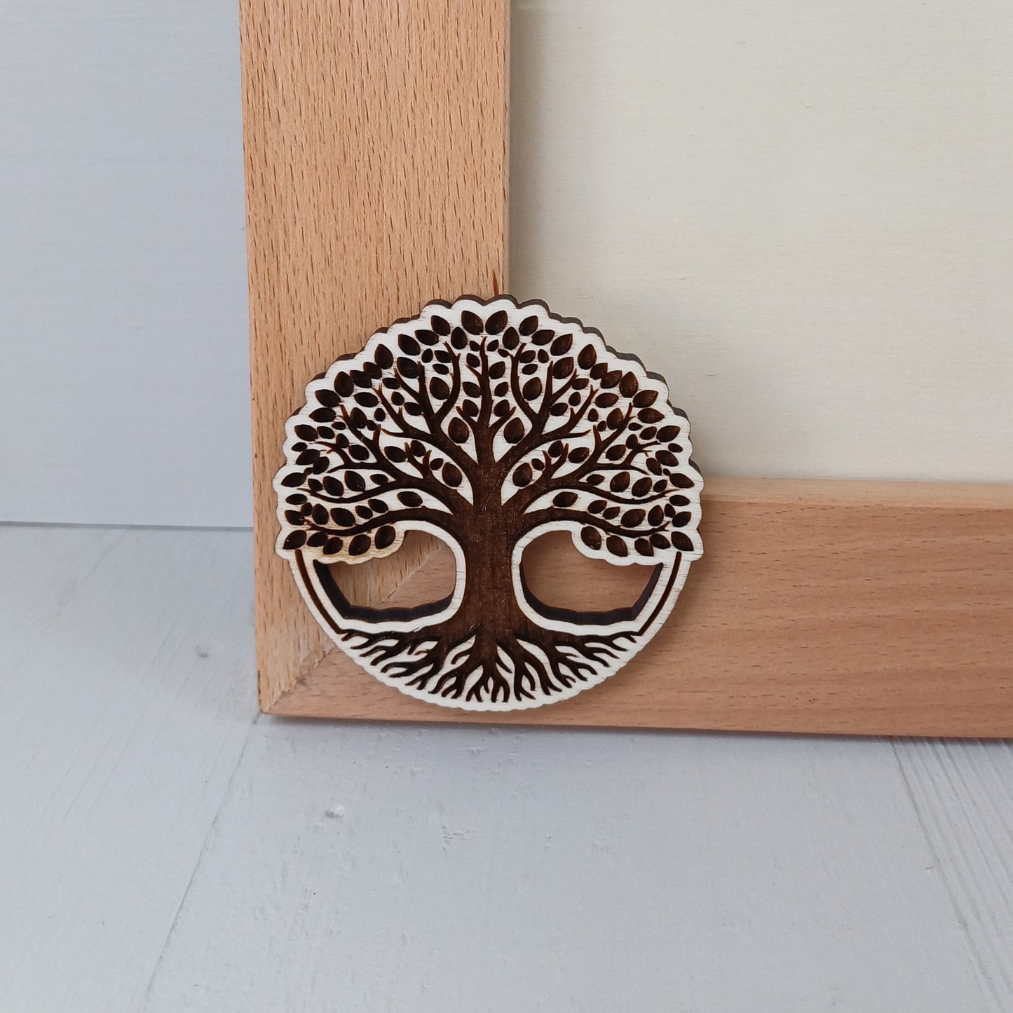 Cornice in Faggio (Foto 20x15cm) - Albero della Vita - Orizzontale