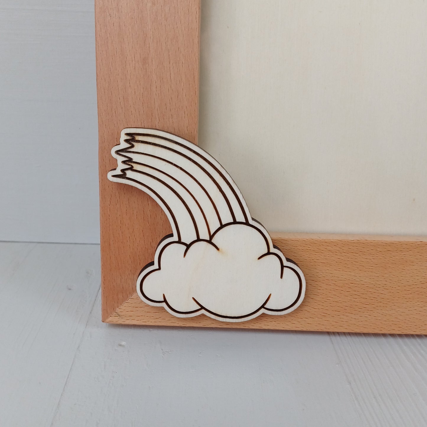 Cornice in Faggio (Foto 20x15cm) - Arcobaleno - Verticale