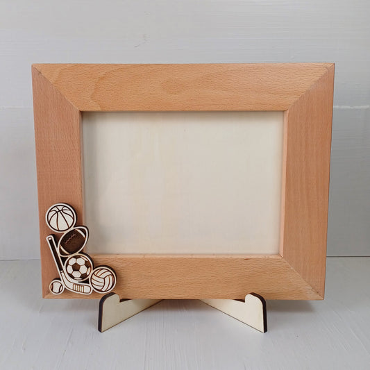 Cornice in Faggio (Foto 20x15cm) - Sport - Orizzontale