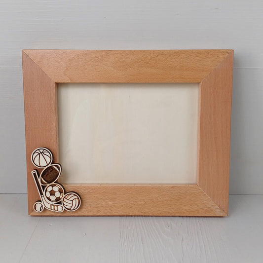 Cornice in Faggio (Foto 20x15cm) - Sport - Orizzontale