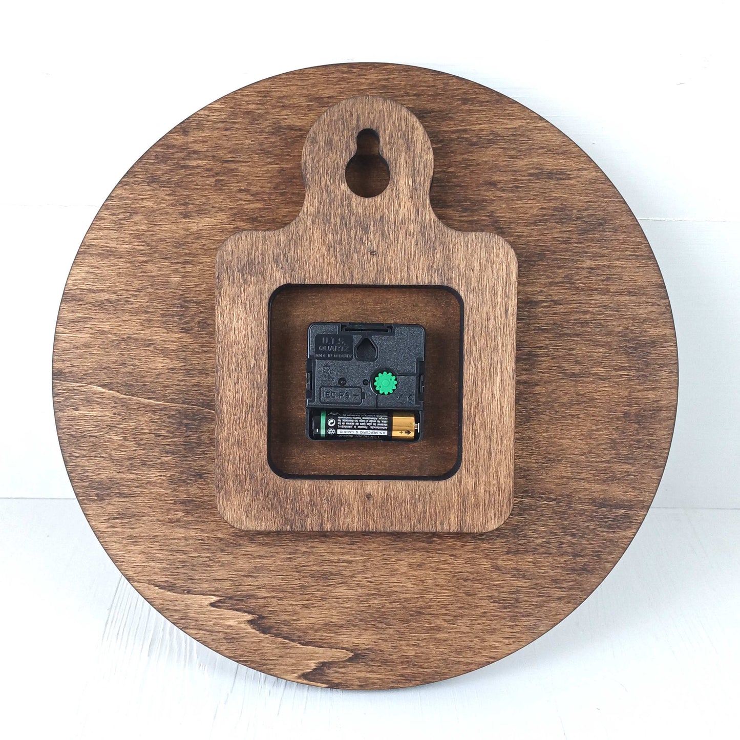 Orologio Rotondo in Pioppo 30cm - Numeri Arabi