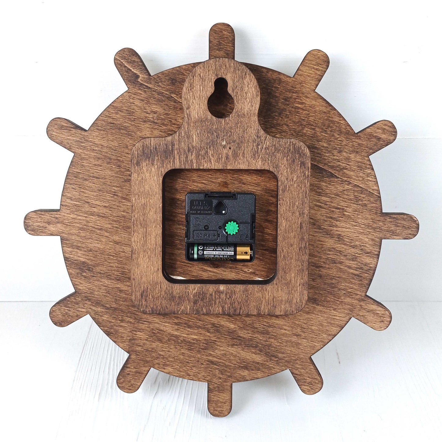 Orologio Rotondo in Pioppo 30cm - Lettere